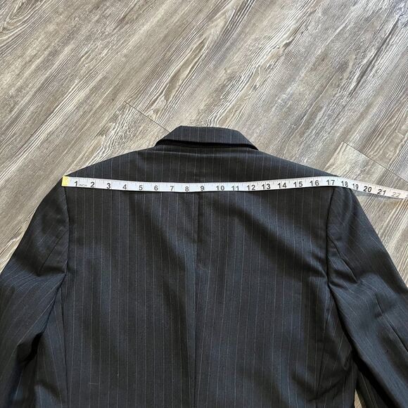 Yves Saint Laurent Menswear Blazer 100% Wool Pinstripe 40R Made in France Flaw - Picture 10 of 15
